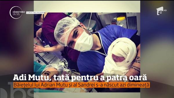 Adrian Mutu, tată pentru a patra oară!
