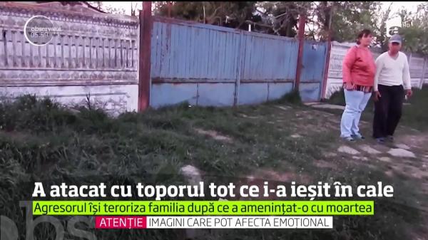 DRAMATIC! Un bătrân care a vrut să îşi apere vecinii de furia fiului beat e în stare critică, după ce a fost lovit cu toporul în cap
