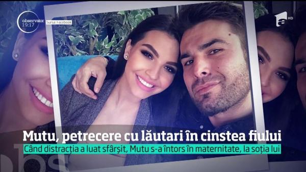 Tată pentru a patra oară, Adrian MUTU a dat o PETRECERE cu LĂUTARI în cinstea fiului său