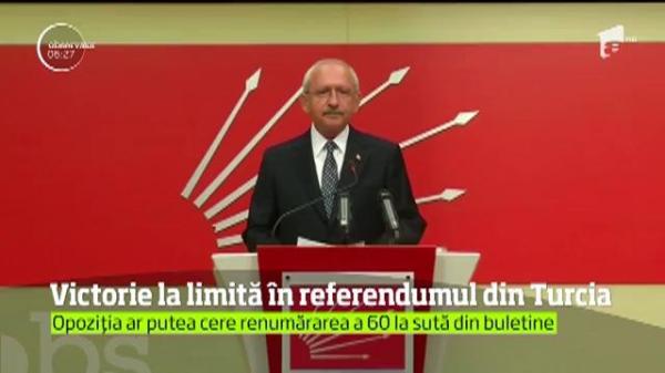 Turcia va deveni republică prezidenţială după ce peste 51 la sută din alegători au aprobat modificarea Constituţiei