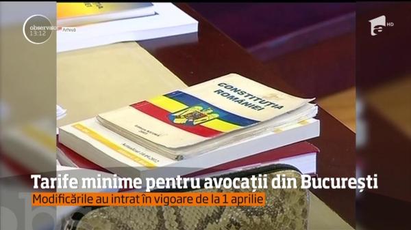 Cresc taxele pentru avocaţii, membri ai Baroului Bucureşti. Care este suma minimă pe care o vom scoate din buzunar pentru serviiciile acestora
