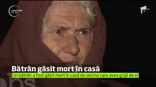 Teroare la Bacău! Un bătrân a fost găsit mort în casă, după ce ar fi fost PRĂDUIT DE HOŢI