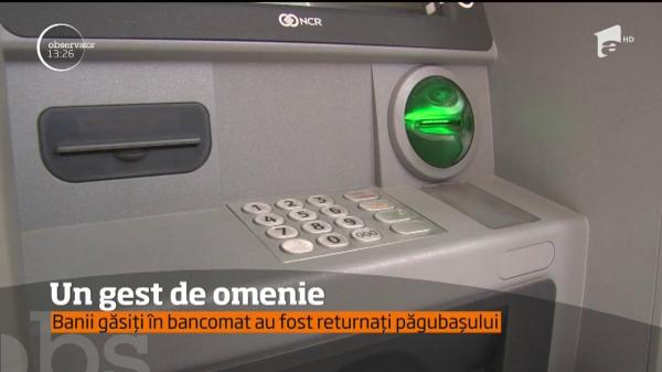 MISIUNE ÎNDEPLINITĂ! Poliţista care a găsit într-un bancomat bani aproape cât salariul ei pe o lună a reuşit să dea de păgubit