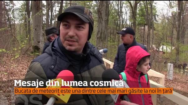 Bucată de meteorit, descoperită lângă Cluj