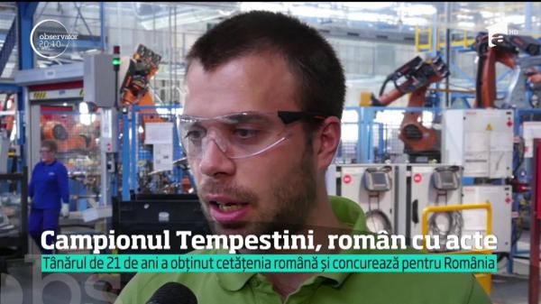 Simone Tempestini, italianul naturalizat care e cel mai tânăr campion naţional de raliuri