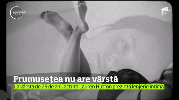 Frumuseţe, dincolo de vârstă! E sloganul celei mai noi colecţii de lenjerie intimă de la Calvin Klein