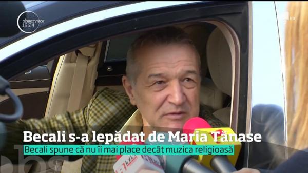 Gigi Becali a aruncat toate CD-urile cu melodiile Mariei Tănase, pe care le ştia pe dinafară. Motivul e TOTAL NEAŞTEPTAT