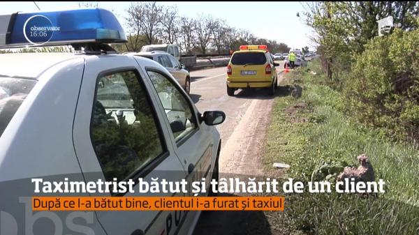 S-a urcat în taxi şi i-a spus şoferului: "Scoate-mă spre ieşirea din Galaţi, că vine bomba!" A urmat un adevărat coşmar pentru taximetrist