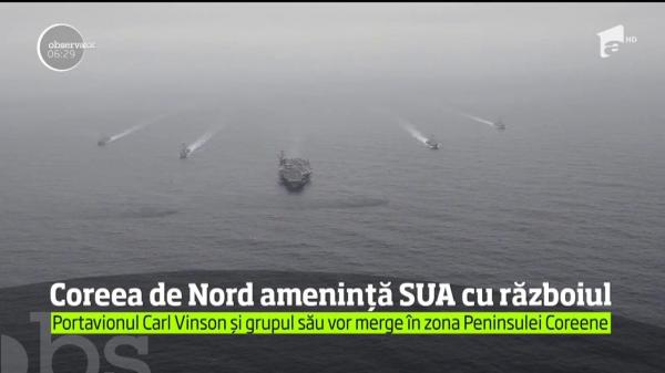 Ameninţări de RĂZBOI! Tensiunile dintre Coreea de Nord şi Statele Unite cresc pe zi ce trece