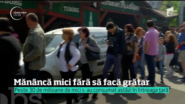 INCREDIBIL! Număr record de mici mâncaţi în România de 1 Mai