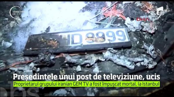 Preşedintele unui post TV, împuşcat mortal la Istanbul (VIDEO)