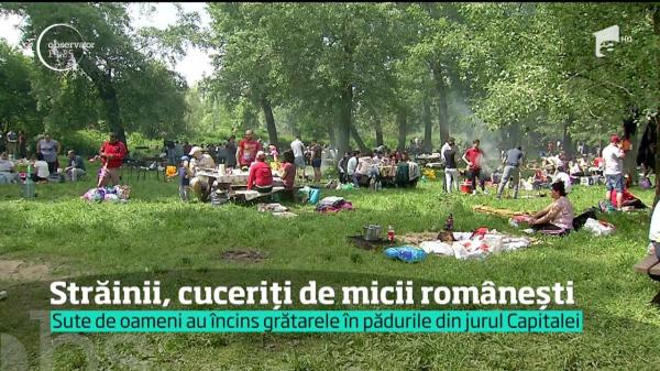 Bucureştenii nu au stat în casă de 1 Mai. Au încins grătarele oriunde s-a putut