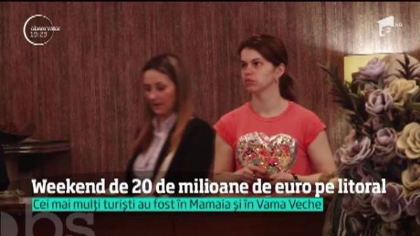 Număr record de turişti la Mamaia, în minivacanţa de 1 Mai