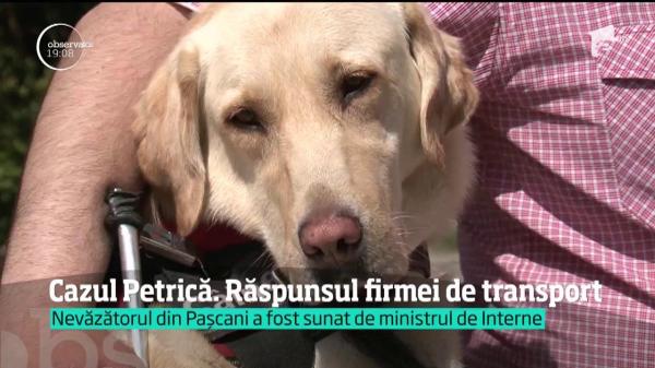 Petrică, nevăzătorul din Pașcani bruscat de un șofer de autobuz, a fost sunat de ministrul de Interne, care şi-a cerut scuze