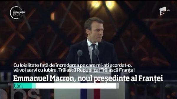 Emmanuel Macron, cel mai tânăr preşedinte din istoria Franței!