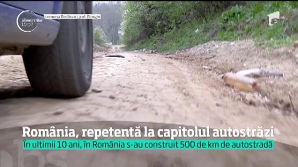 În ultimii 10 ani, în România s-au construit 500 de kilometri de autostradă