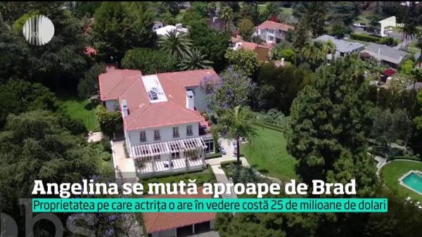 Despărţiţi, dar apropiaţi! Angelina Jolie se mută în Los Angeles ca să fie mai aproape de Brad Pitt
