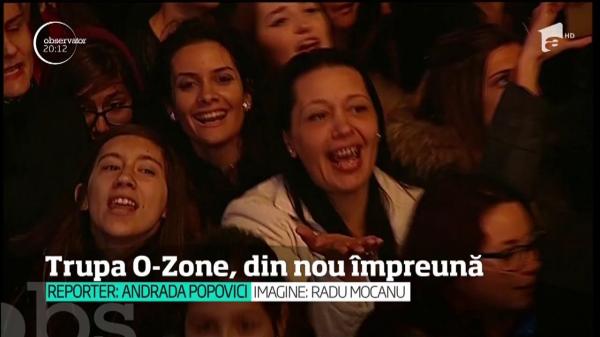 "Dragostea din tei" a răsunat în Piaţa Constituţiei! Trupa O-Zone a urcat din nou pe scenă la Bucureşti, în faţa a mii de fani