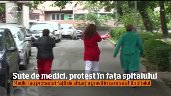 Protest la Satu Mare, unde medicii s-au săturat să trateze pacienţii din Spitalul Judeţean fără... medicamente