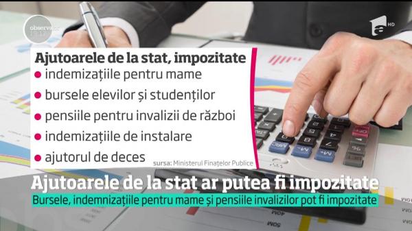 Guvernul vrea să impoziteze bursele studenţilor, indemnizaţia de creştere a copilului şi ajutorul pentru înmormântare