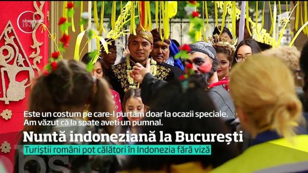 Surpriză în curtea ambasadeI Indoneziei din București!. O nuntă tradiţională organizată special pentru români