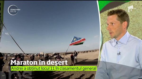 Ultramaratonistul Andrei Gligor a alergat 250 de kilometri prin Deşerul Namib