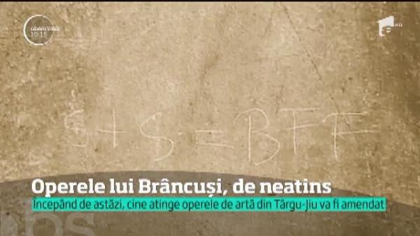 Operele lui Brâncuşi din parcul din Târgu-Jiu vor fi în sfârşit protejate. Nimeni nu se mai atinge de ele