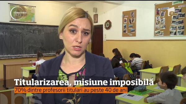 Cifre alarmante în şcolile din România! Aproape 70% dintre profesori au peste 40 de ani