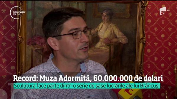 RECORD "Muza Adormită" a lui Constantin Brâncuşi a fost vândută cu 57 de milioane de dolari
