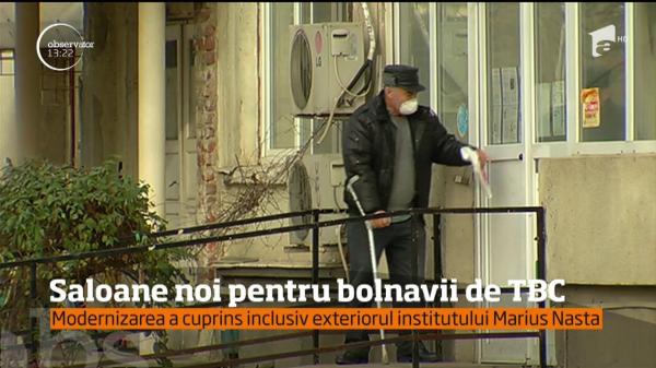 Bolnavi de TBC, îngrijiţi în saloane ca în filme! Institutul Marius Nasta din Capitală a primit bani de la străini pentru modernizări