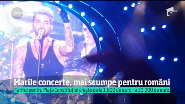 Biletele pentru marile CONCERTE vor fi, în curând, MAI SCUMPE!