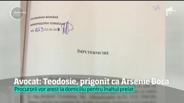Arhiepiscopul Tomisului, comparat în instanţă cu Arsenie Boca! Ar fi "prigonit" de procurorii DNA
