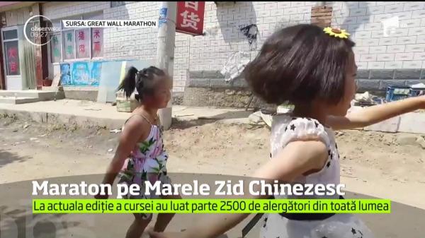Cursă inedită! Peste 2.500 de alergători s-au luat la întrecere pe Marele Zid Chinezesc (VIDEO)