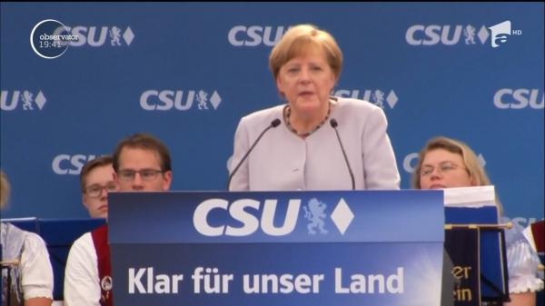 Angela Merkel se arată intrasingentă faţă de SUA