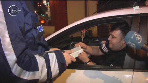 Zeci de amenzi în traficul bucureştean! Poliţiştii au prins la volan şoferi care au consumat droguri
