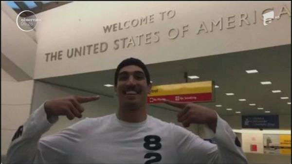Încă o lovitură pentru Enes Kanter, starul NBA blocat pe aeroportul Otopeni. Tatăl baschetbalistului a fost arestat în Turcia (VIDEO)