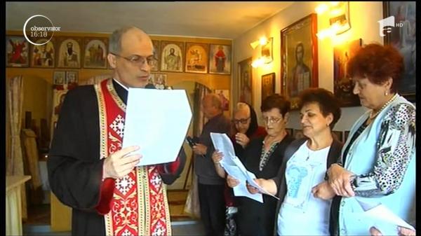 Casa Domnului, în garaj! Un preot din Constanța slujește într-o biserică foarte mică
