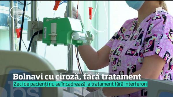 Zeci de bolnavi de ciroză ar putea să moară, pentru că nu primesc tratament care e decontat de CNAS