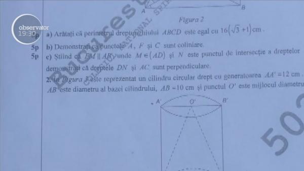 Ultimul hop înainte de vacanţă, examenul de matematică de la Evaluarea Naţională