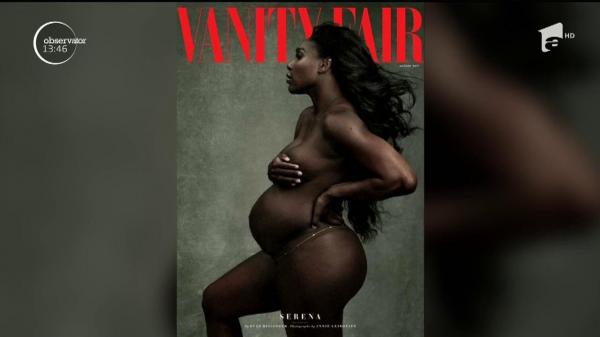 Pictorial sexy cu Serena Williams! Superstarul din tenis a pozat nud, însărcinată în luna a şasea (VIDEO)