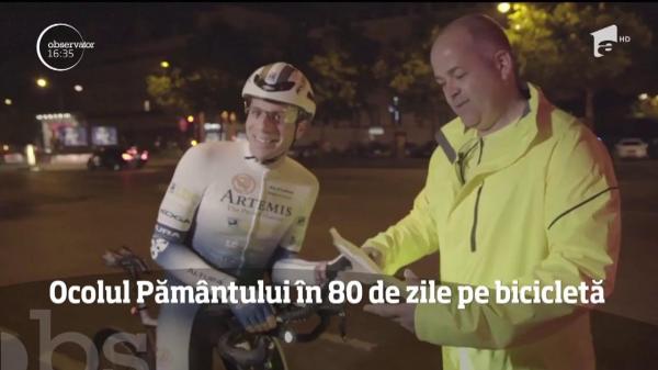 Ocolul Pământului, în 80 de zile, pe bicicletă! Un britanic este la un pas de cartea recordurilor (VIDEO)