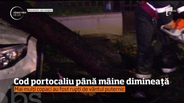 România, sub cod portocaliu de vreme rea! Străzile din marile oraşe s-au transformat în râuri! Ploile şi vijeliile se prelungesc până marți