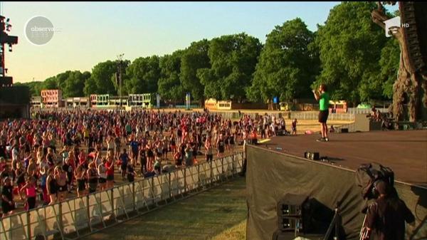 Antrenament demn de Cartea Recordurilor! Cea mai mare şedinţă de fitness în aer liber a avut loc la Londra