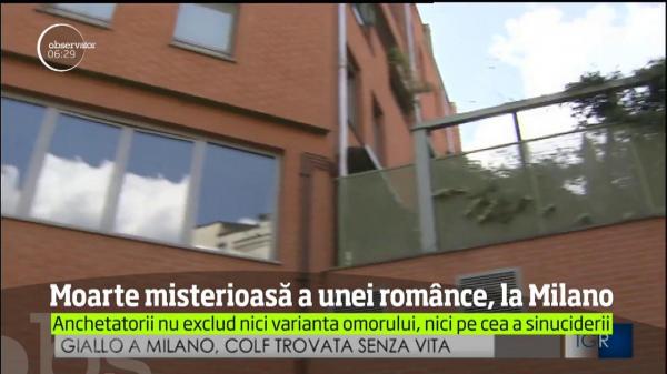 O româncă a fost înjunghiată mortal la Milano! Poliţia italiană nu are vreo pistă, deocamdată