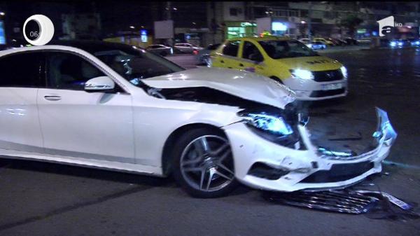 Dorel a lovit din nou! Un muncitor a condus beat o maşină de curăţat strada. Şoferul a distrus un bolid de zeci de mii de euro