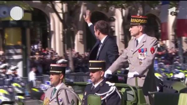Paradă militară impresionantă pe Champs Elysees! Francezii sărbătoresc cu mare fast Ziua Naţională