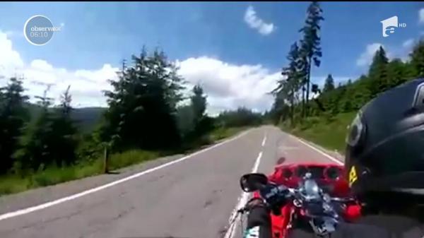 Cristian Hrubaru, accident pe două roţi în Vâlcea. Un şofer l-a aruncat de pe motor. Ce i-a salvat viaţa