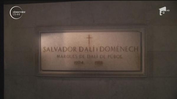 Salvador Dali, exhumat pentru prelevarea de probe necesare unui test de paternitate