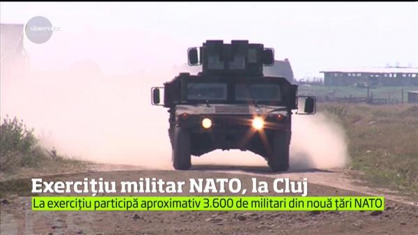 Exercițiu NATO, la Cluj. Aproximativ 1.000 de militari români şi americani participă la o "luare cu asalt" a unei baze
