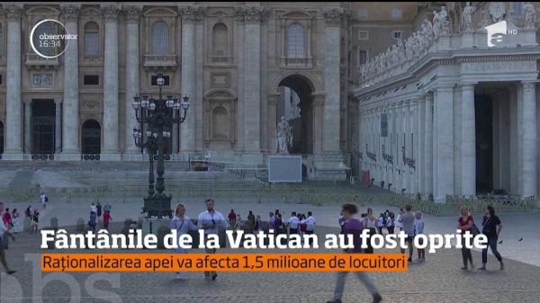 Fântânile din capitala Italiei au fost oprite! Peninsula se confruntă cu CEA MAI MARE SECETĂ din ultimii 60 de ani!